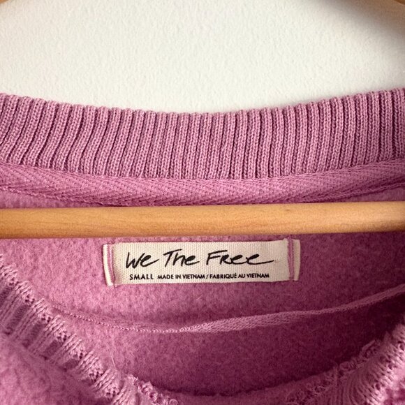 We the Free Cozy Camden Sweatshirt in Pink - Picture 6 of 6